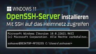 Windows Open SSH-Server installieren und verwenden | EINFACH ERKLÄRT