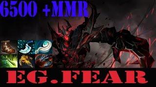 Dota 2 - EG.Fear 6500 MMR Play Shadow Fiend(SF) - Ranked Match