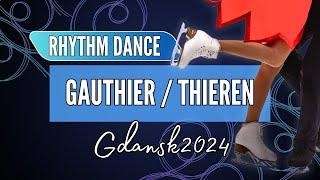 Sandrine GAUTHIER / Quentin THIEREN (CAN) | Junior Ice Dance Rhythm Dance | Gdansk 2024