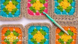 HOW to JOIN GRANNY SQUARES in CROCHET - 5 Different Ways of Connecting by Naztazia