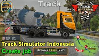 How To Create TRACKSID Career Mode jobs  Track Simulator Indonesia | Mandalajiri Class-D