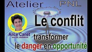 le conflit, transformer le danger en opportunité, Alice Canet - Atelier PNL