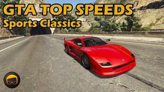 Fastest Sports Classics (2020) - GTA 5 Best Fully Upgraded Cars Top Speed Countdown