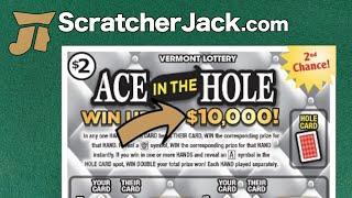 How to Win: Ace in the Hole- $10,000  - VT Lottery Scratch Ticket | ScratcherJack.com