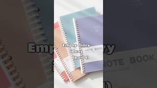 Empty diary ideas️ ||#ideas #dairy #aesthetic #shorts