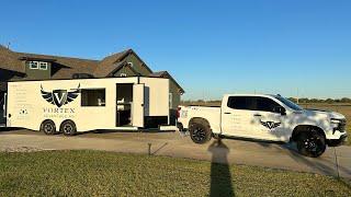 Vortex Advantage AG- TX Spray Drone Trailer Setup