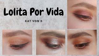 Обзор палетки Kat von D Lolita Por Vida | Свотчи, примеры макияжей и пошаговые инструкции