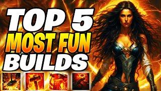 TOP 5 MOST FUN BUILDS In 2025! Path of Exile 2 Builds 2025 (POE 2 BUILDS)