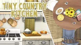 Tiny Country Kitchen || The Sims 4 Room Build: Speed Build