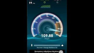 Orange Moldova 4G LTE speed test / Samsung Galaxy S5