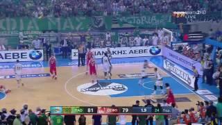 Panathinaikos-Olympiakos 81-82 Spanoulis Buzzer beater !!!!