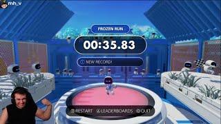 Astro's Playroom Frozen Run in 35.83 [Former] World Record! Speedrun [PS5]