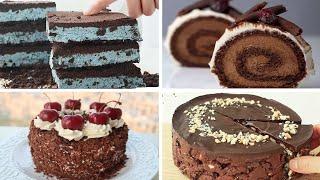 Satisfying Relaxing Video|Black Forest Cake Recipe| Easy Cake|Asmr|Tiktok