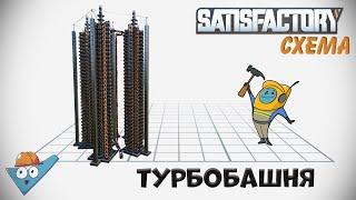 Satisfactory: Электростанция на турботопливе.