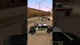 НАКАЗАЛ ПОЛИЦЕЙСКОГО НЕАДЕКВАТА в GTA SAMP! ДТП ПОГОНЯ БЕСПРЕДЕЛ! #shorts