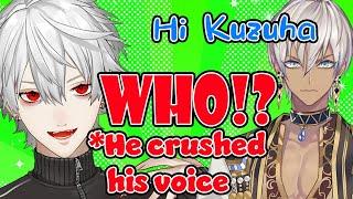 [Eng sub]Kuzuha crushes his friend's throat at the pachinko parlor[Romaji][NIJISANJI JP CLIP]