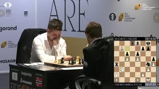 Nepo Laughs And Realizes His Blunder After Magnus Carlsen Played c6 In Response To c5 | Game 9 WCC