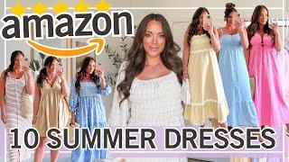 Amazon Summer Dress Haul | 10 Dresses for Every Occasion this Summer | Midsize Amazon Haul