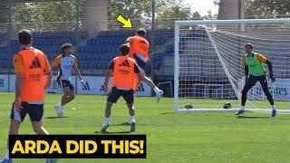 Arda Güler copied Ronaldo HEADERS GOAL in final training ahead Real Sociedad | Football News Today