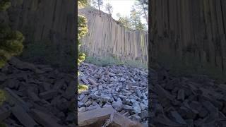 Hiking to Devils Postpile and Rainbow Falls #california #travel #hikingusa