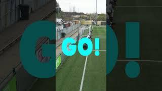 CRAZY FOOTBALLER SPEED SPRINT! #football #running #sprint #fastestballer #speedrunning
