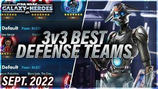 BEST 3v3 DEFENSE TEAMS (September 2022)