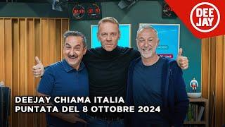 Deejay Chiama Italia - Puntata del 8 ottobre 2024 / Ospiti Rocco Siffredi e Claudio Bisio