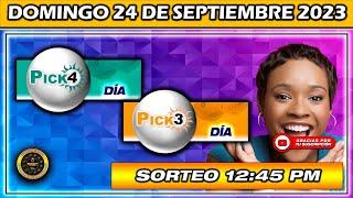 Resultado PICK3 AND PICK4 DIA Resultado del DOMINGO 24 DE SEPTIEMBRE DE 2023 
