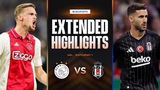 Ajax vs. Beşiktaş: Extended Highlights | UEL League Phase MD 1 | CBS Sports Golazo - Europe