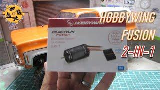 Hobbywing Fusion 1800kv 2-in-1Install and Setup on Traxxas TRX4