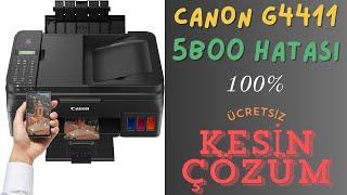 How to Manuel reset Canon G4411 G4410 G4210 5B00 Error/reset işlemi.