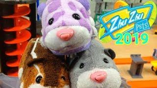 Zhu Zhu Pets 2019! Construction Chaos: Diggers, Hot wheels Cars and Zhu Zhu Hamsters