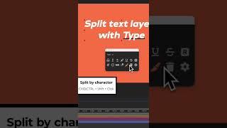 How to split text layers with Type