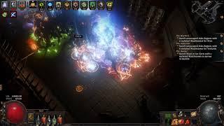 PoE 3.11 T16 Cage map (+Boss) with Baranite Thaumaturge Spectres