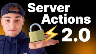Next.js 15 just fixed Server Actions (faster & safer)