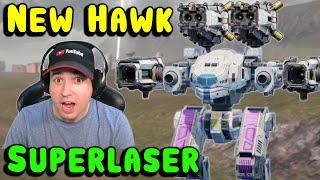 OMG! New Hawk SUPERLASER Skill! War Robots Mk3 Gameplay WR