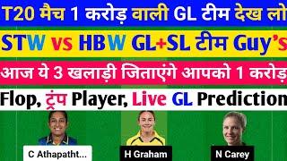 Live, STW vs HBW Dream11 Prediction, STW vs HBW Dream11 Team, STW vs HBW Dream11 Prediction Today