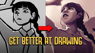 How to IMPROVE YOUR ART NOW - 4 tips for artists