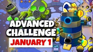 BTD6 Advanced Challenge | Chimps Mode Came Early This Year! | January 1, 2025