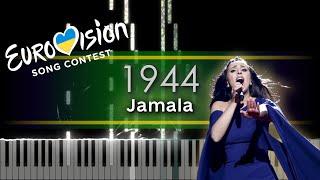 Jamala - 1944  Ukraine (Eurovision 2016 Winner) [piano tutorial + sheet piano]