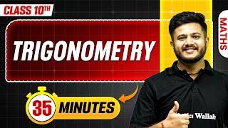 Trigonometry in 35 Minutes || Mind Map Series for Class 10th