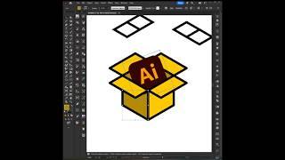 Adobe illustrator 2025 tutorials | create Ai box vector illustration