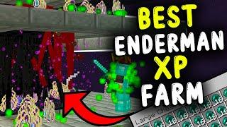 The BEST ENDERMAN XP Farm In Minecraft Bedrock 1.21!