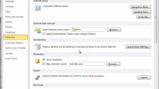 How to use Outlook 2010 AutoArchive settings.