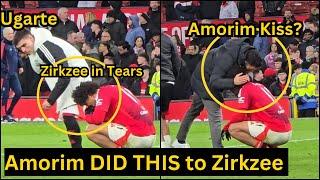 Ruben Amorim DID THIS to Joshua Zirkzee who was CRYING after Penalty miss vs Fulham,Look at THIS