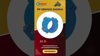 PP Blue Saddle manufactured by Rainson Pipe Industries Pvt. Ltd. #fittings #saddles