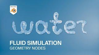 Fluid simulation | Blender | Geometry nodes