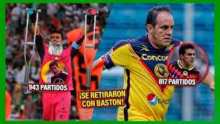¡Los 6 futbolistas mexicanos que SE RETIRARON MÁS VIEJOS en la Liga MX!