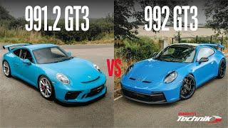 Porsche 991.2 GT3 vs 992 GT3 - Comparison