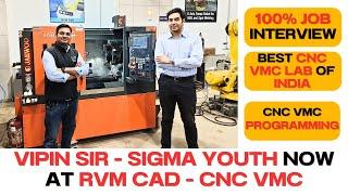 RVM CAD के NEW CNC VMC Programming Teacher | Vipin Sir now at RVM CAD - INDIA'S No.1 Training Centre